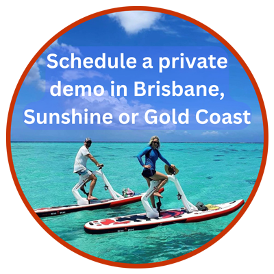 Schedule a Private Demo on a Red Shark Bike in Brisbane, Gold Coast or Sunshine Coast